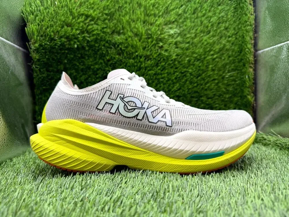 Hoka One One Mach X 2 1155119-FCT Athletic Sneaker Mens 9.5D Gray Mesh Running